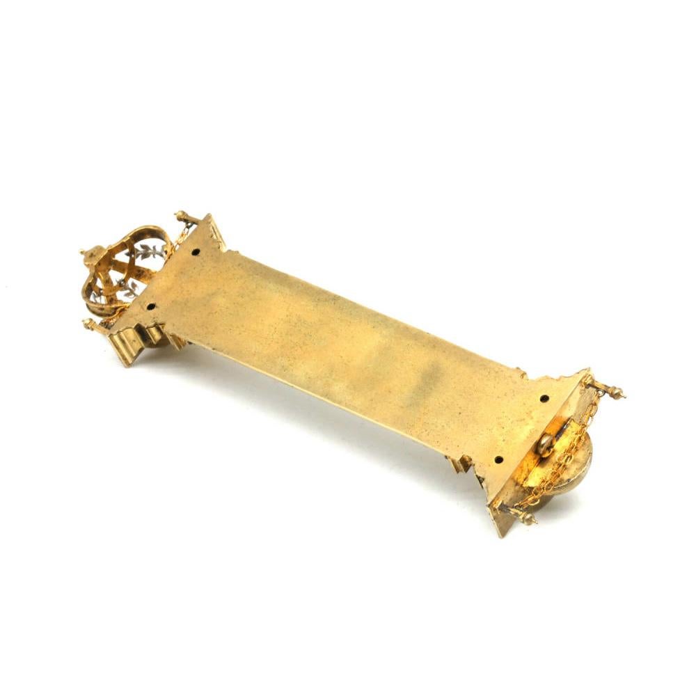 Funda para mezuzá grande de plata dorada de IMG Dorado en venta