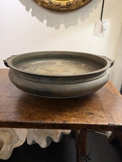 A Large Solid Bronze Indian Urli Bowl, Early 20th Century