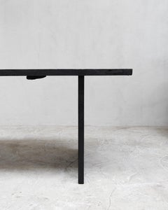 Large Solid Oak Portuguese Slab Dinning Table Wabi Sabi