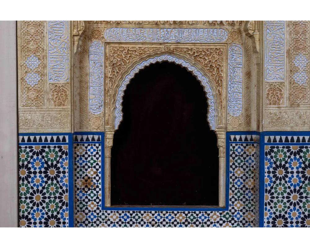 Una grande targa con modello architettonico dell'Alhambra spagnola di Rafael Contreras in vendita 10
