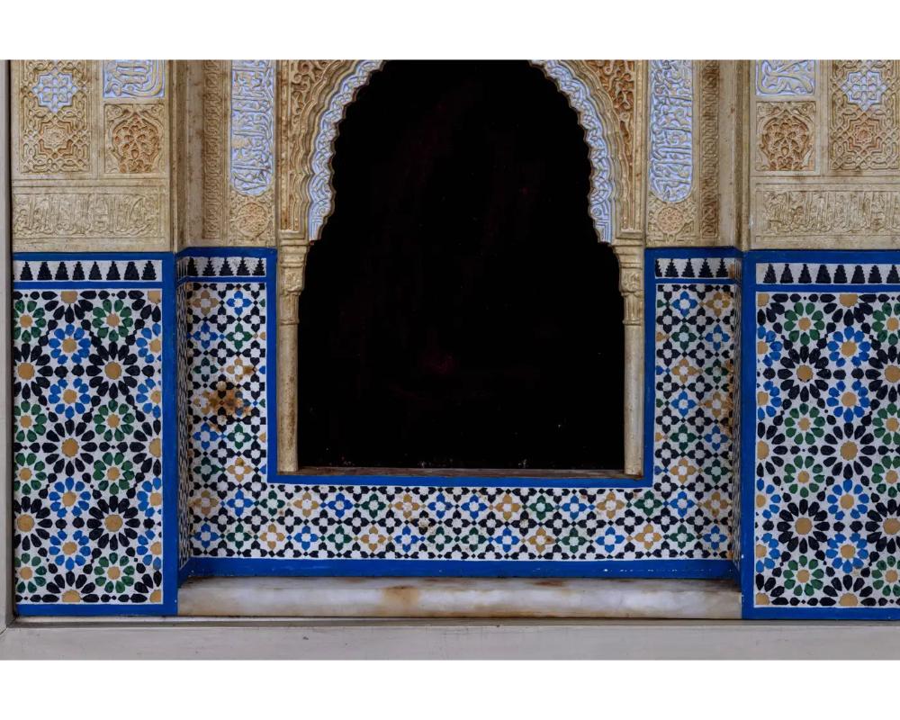 Una grande targa con modello architettonico dell'Alhambra spagnola di Rafael Contreras in vendita 2