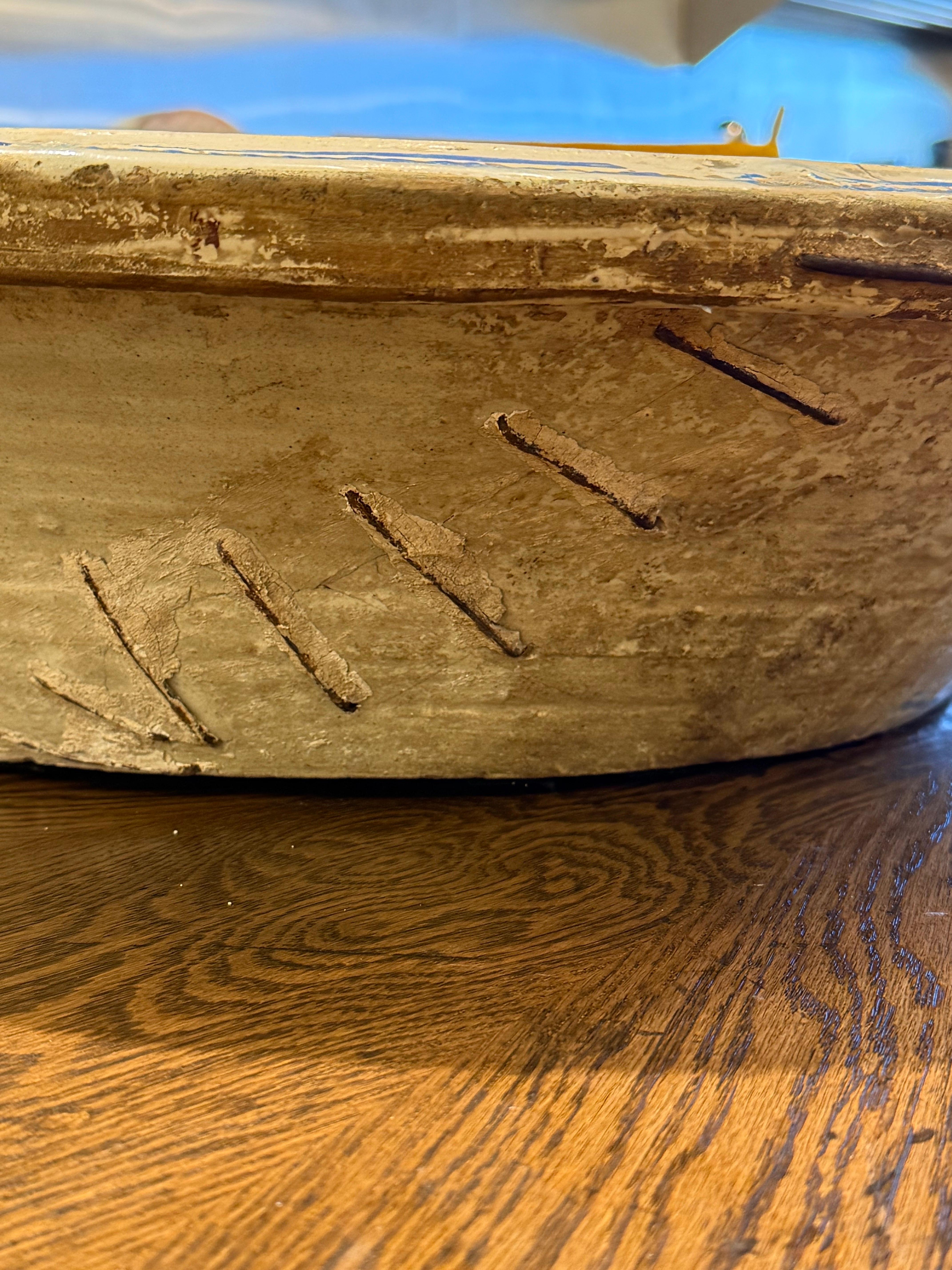 A Large Spanish Hand Painted Lebrillo Bowl, 19th Century For Sale 5
