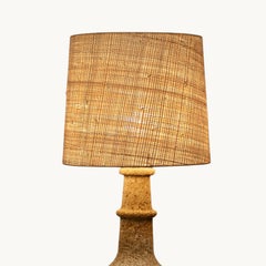 A large stone lamp, France 60s.