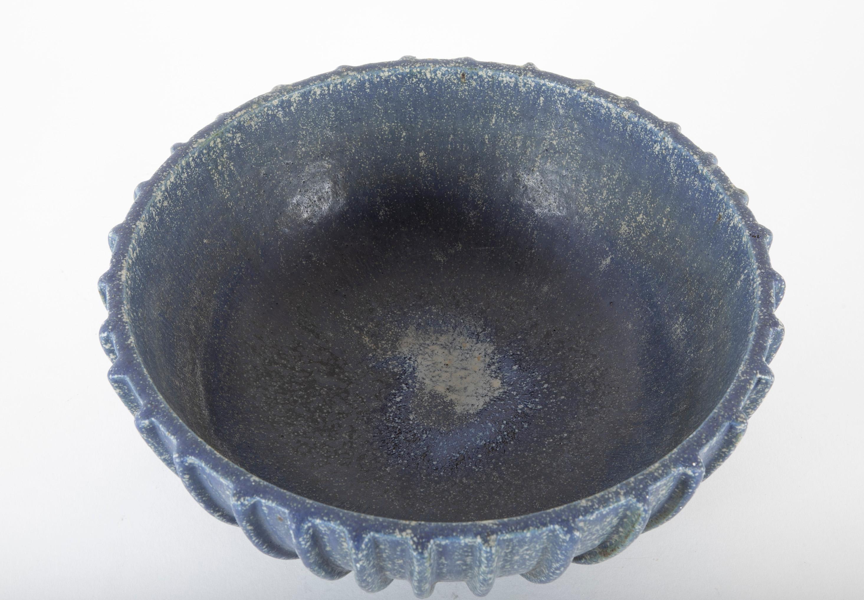 Modern Large Stoneware Bowl by Arne Bang