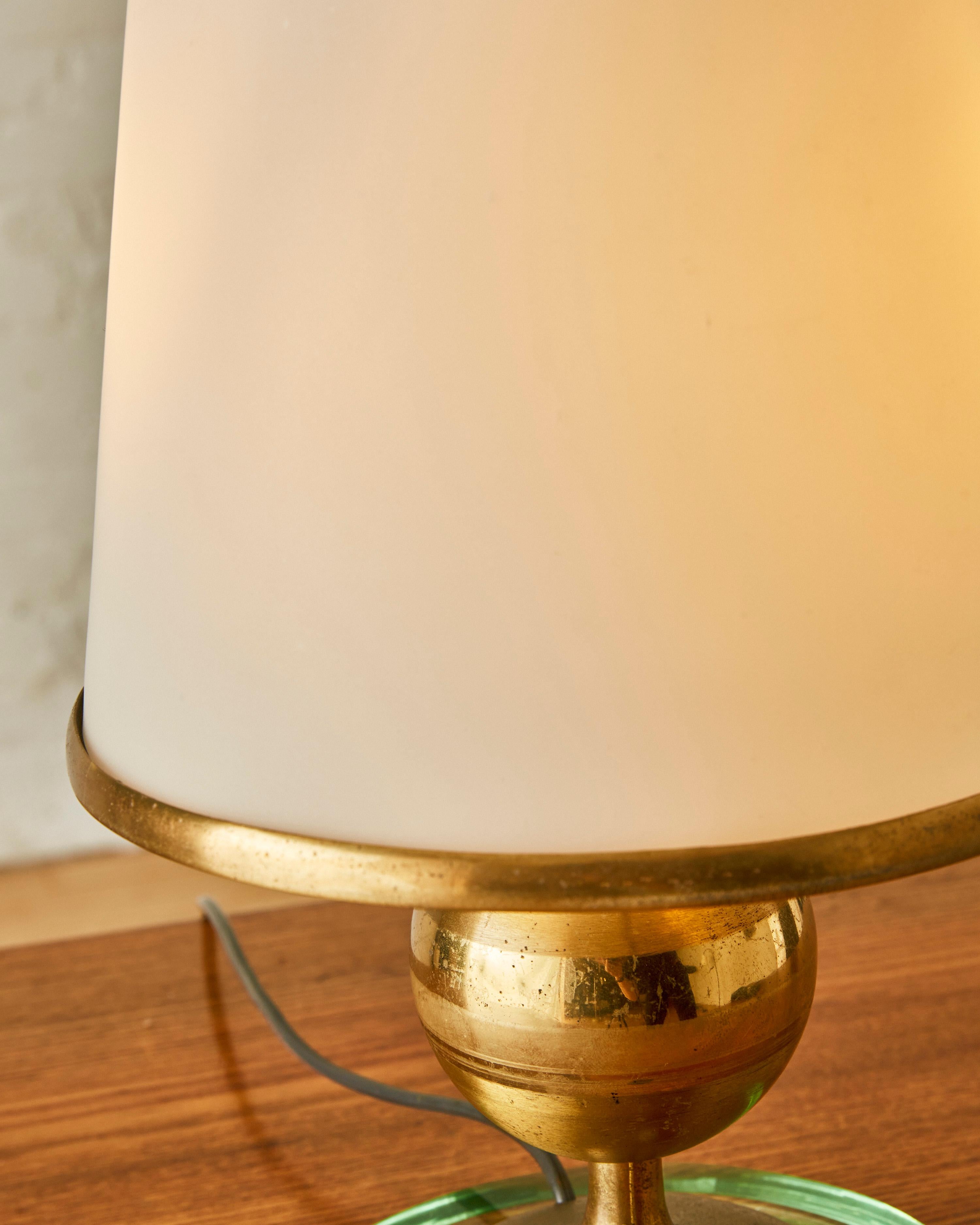 20th Century A large table lamp by Fontana
