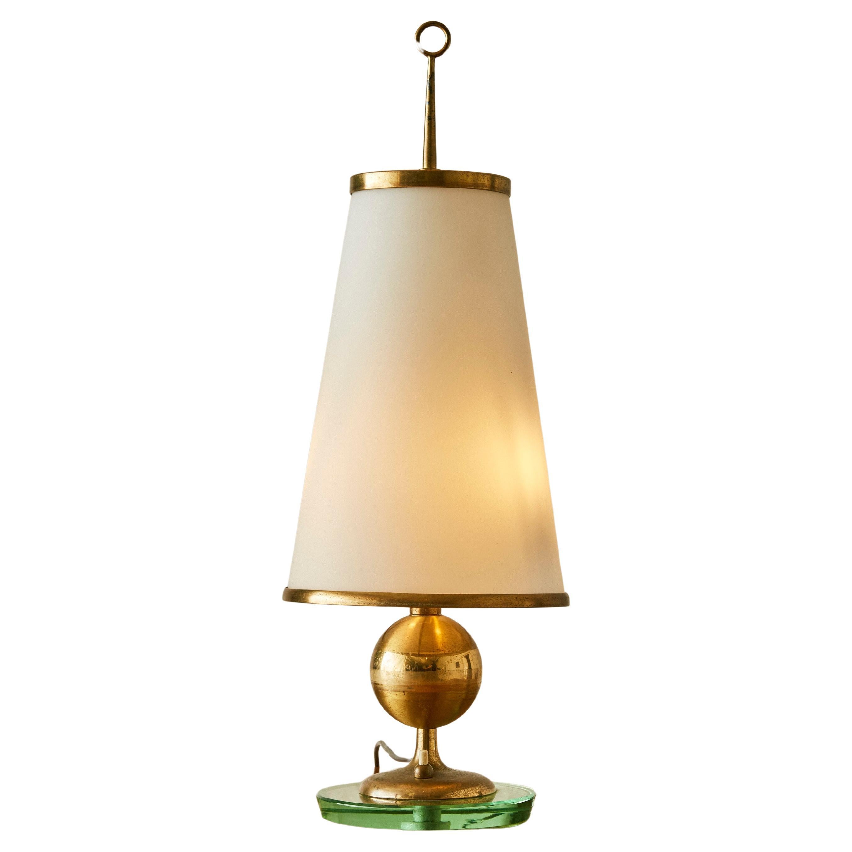 A large table lamp by Fontana For Sale