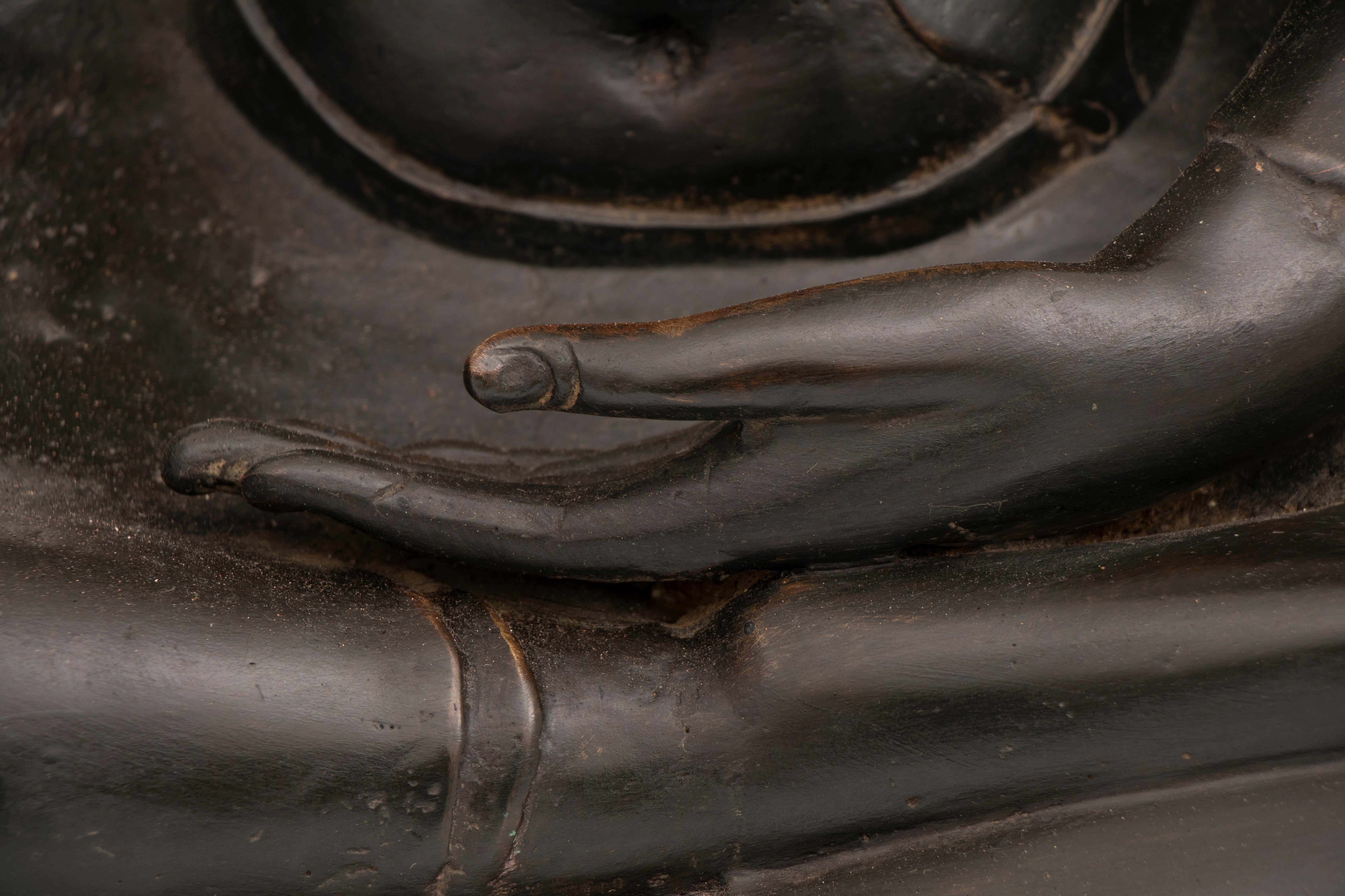Large Tibetan Bronze Buddha 1