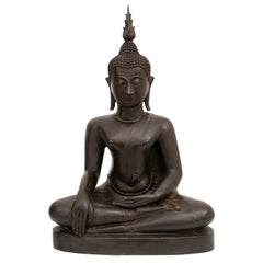 Large Tibetan Bronze Buddha