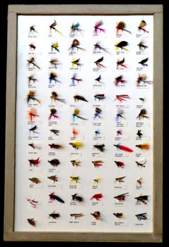 A Large & Unique Collection of Vintage Trout Flies & Lures, Canada Circa 1965