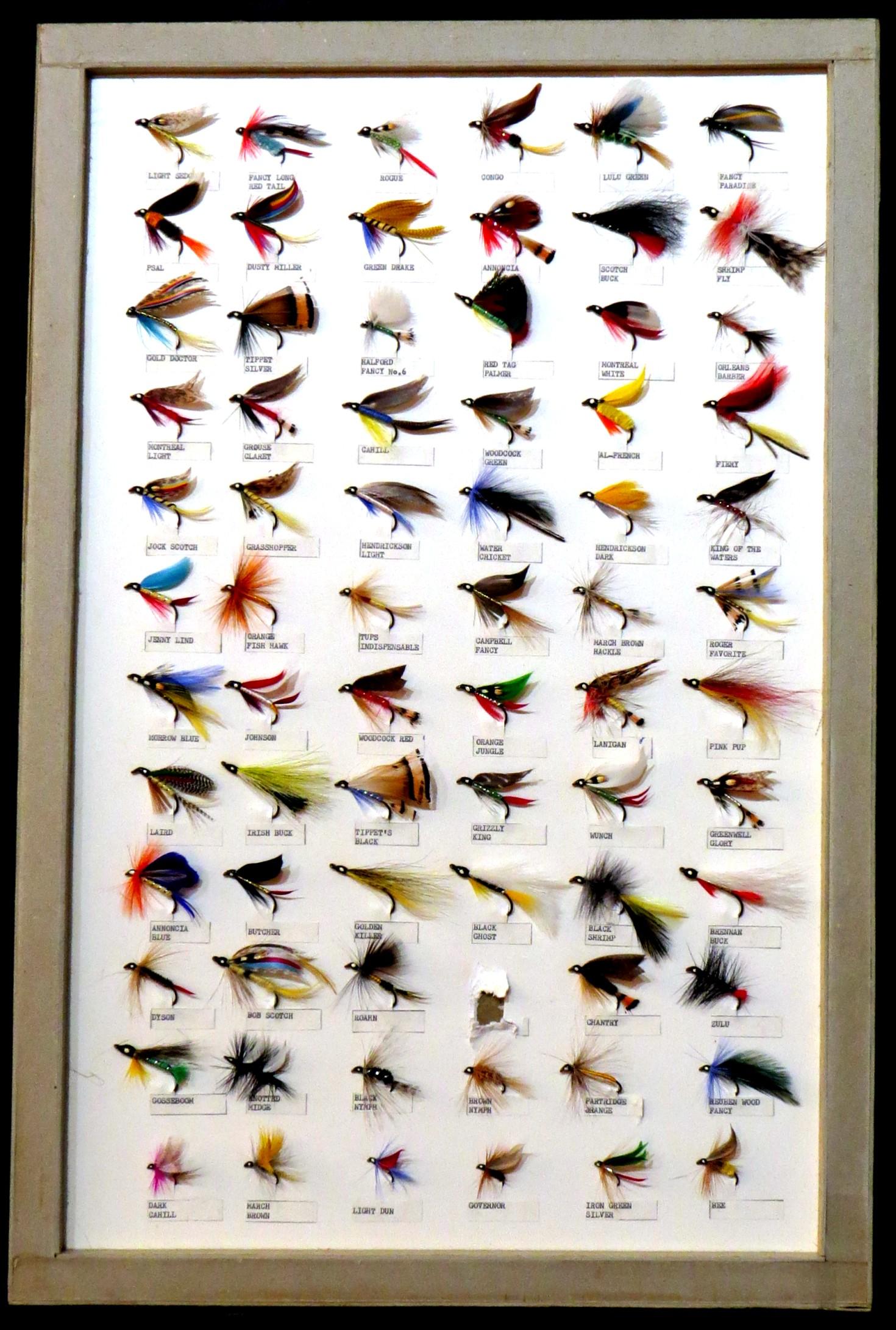 Other A Large & Unique Collection of Vintage Trout Flies & Lures, Canada Circa 1965 For Sale