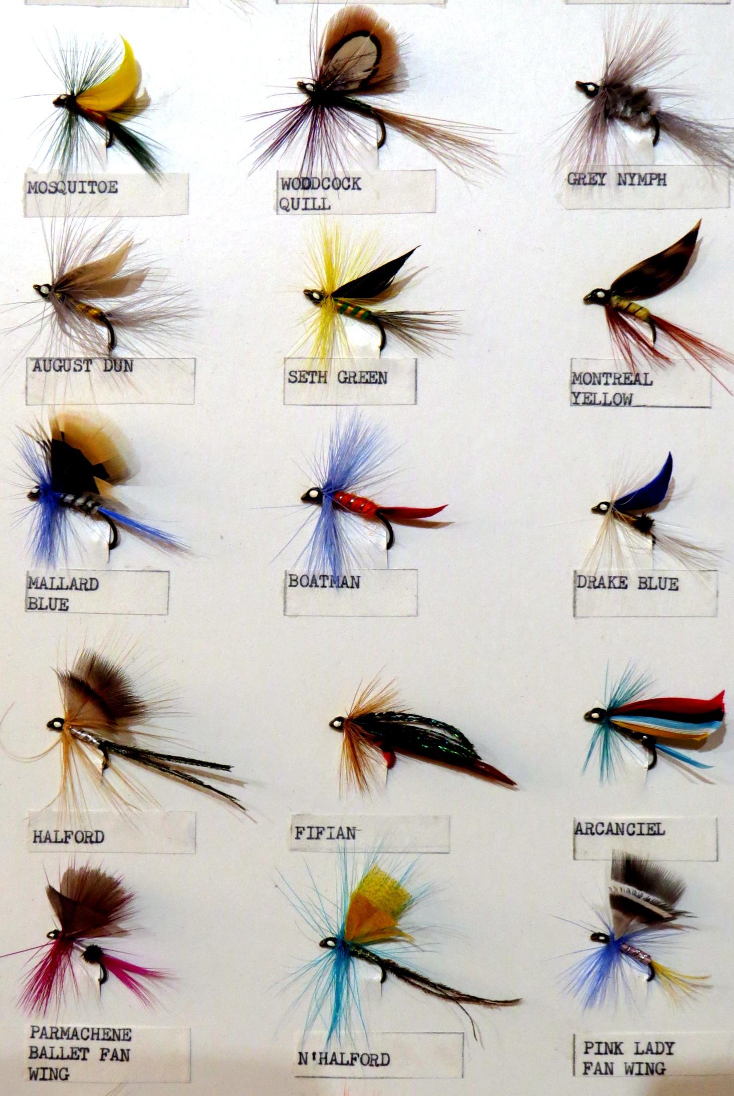 20th Century A Large & Unique Collection of Vintage Trout Flies & Lures, Canada Circa 1965 For Sale
