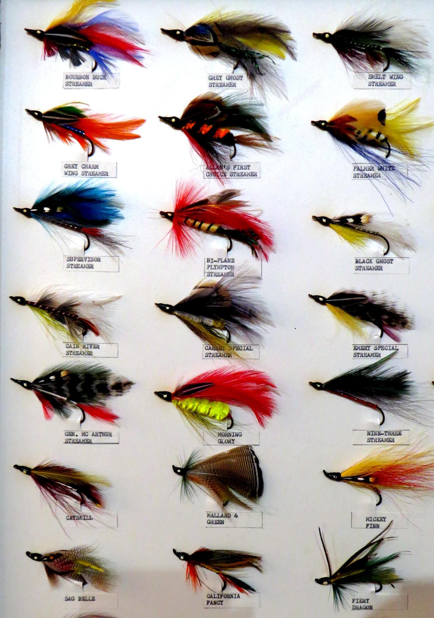 Metal A Large & Unique Collection of Vintage Trout Flies & Lures, Canada Circa 1965 For Sale