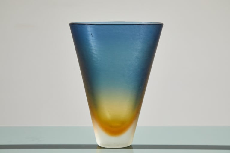 This large Paolo Venini vase was designed as part of his 