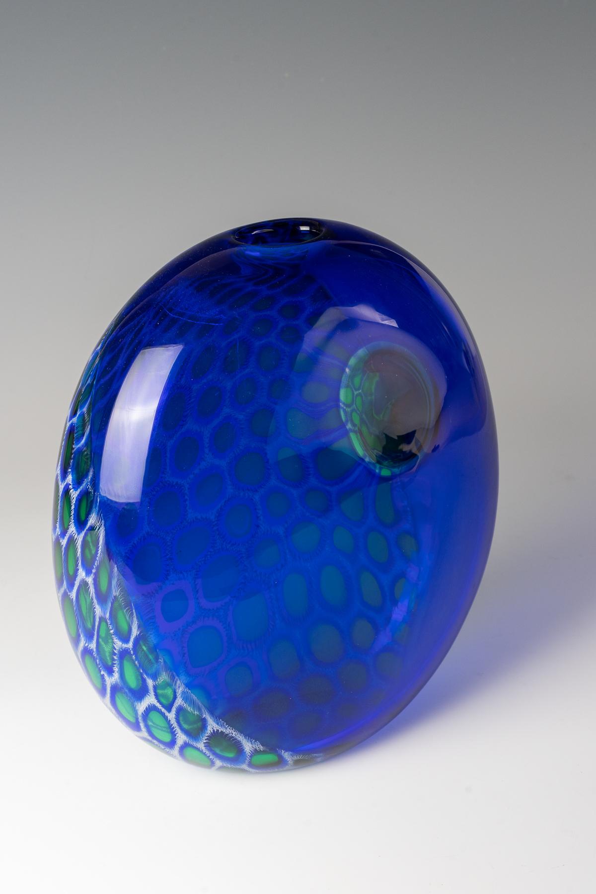 Hand-Crafted A large vase Seguso Viro, Murano, designed by Giampaolo Seguso, 1993 For Sale
