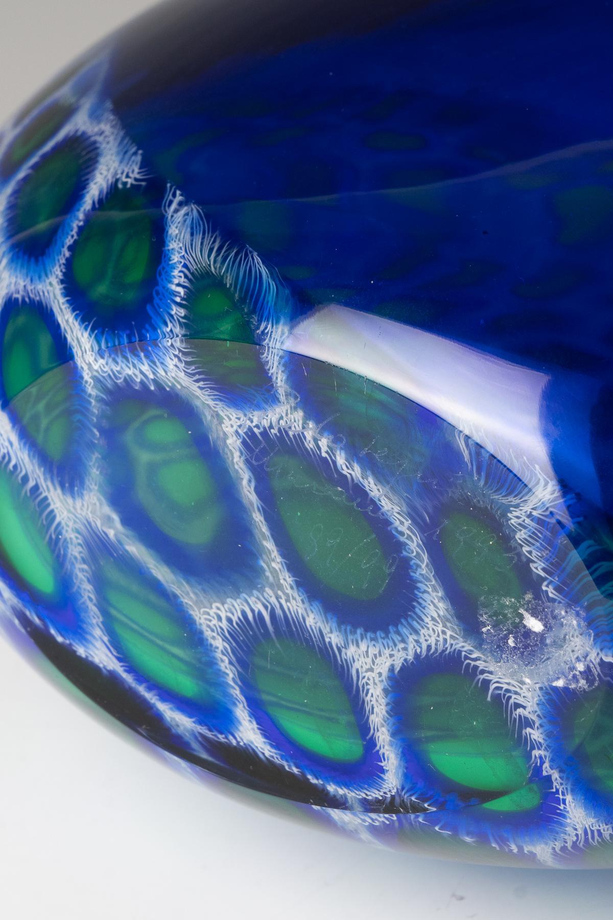 Late 20th Century A large vase Seguso Viro, Murano, designed by Giampaolo Seguso, 1993 For Sale