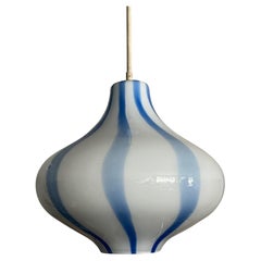 A Large Venini Glass Pendant Lamp