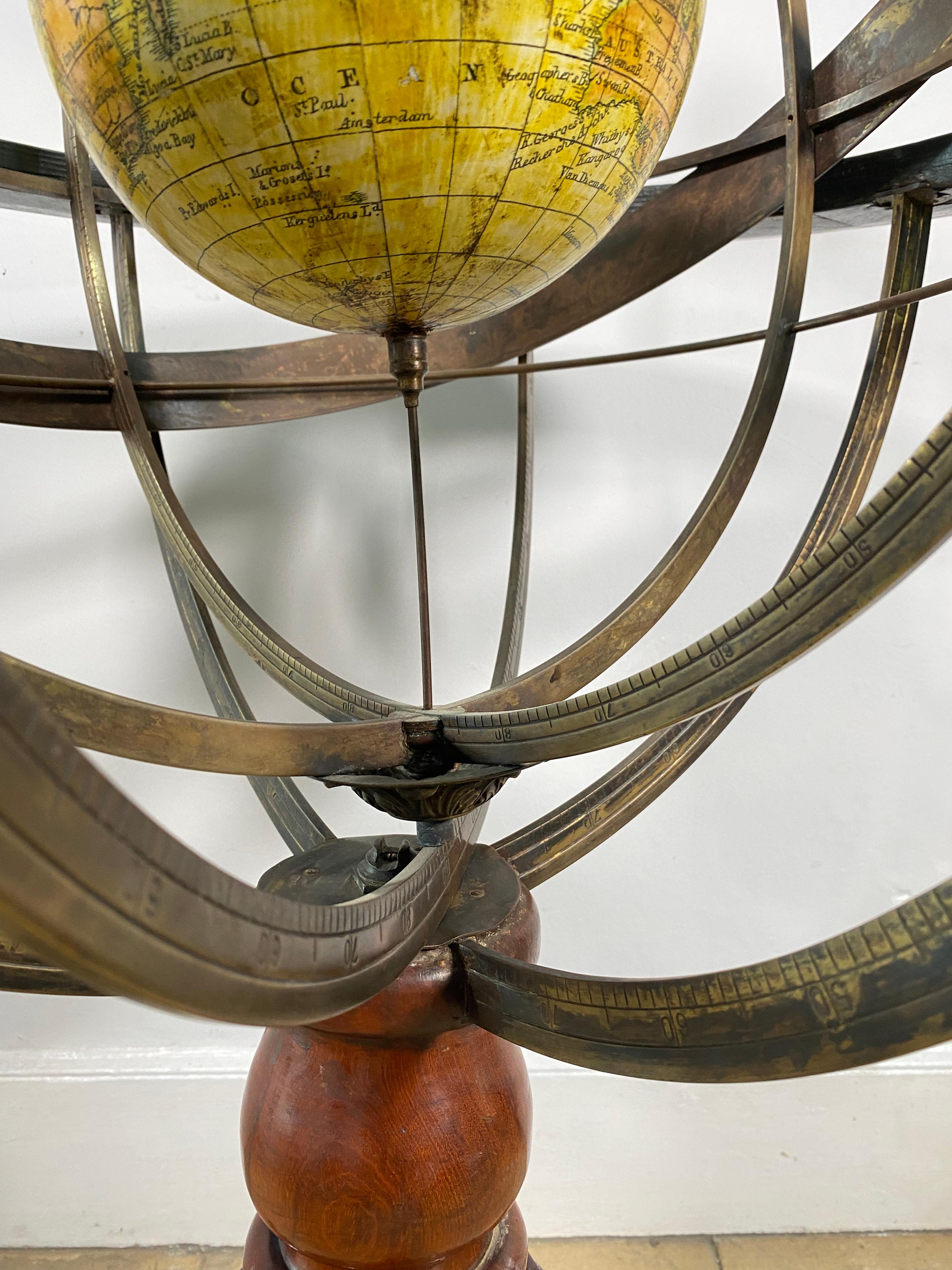 Large Victorian Armillary Globe, circa 1890 4