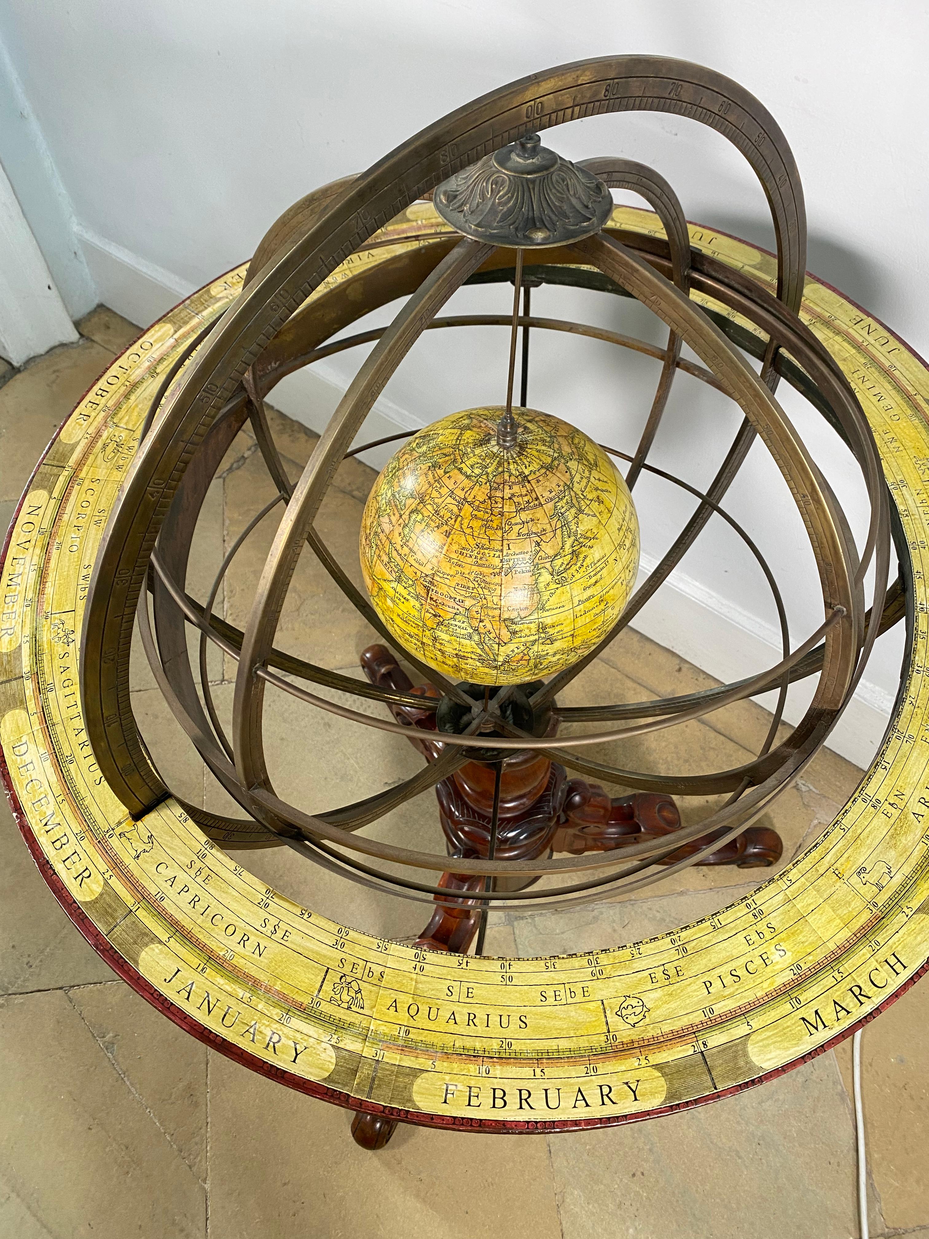 Large Victorian Armillary Globe, circa 1890 5