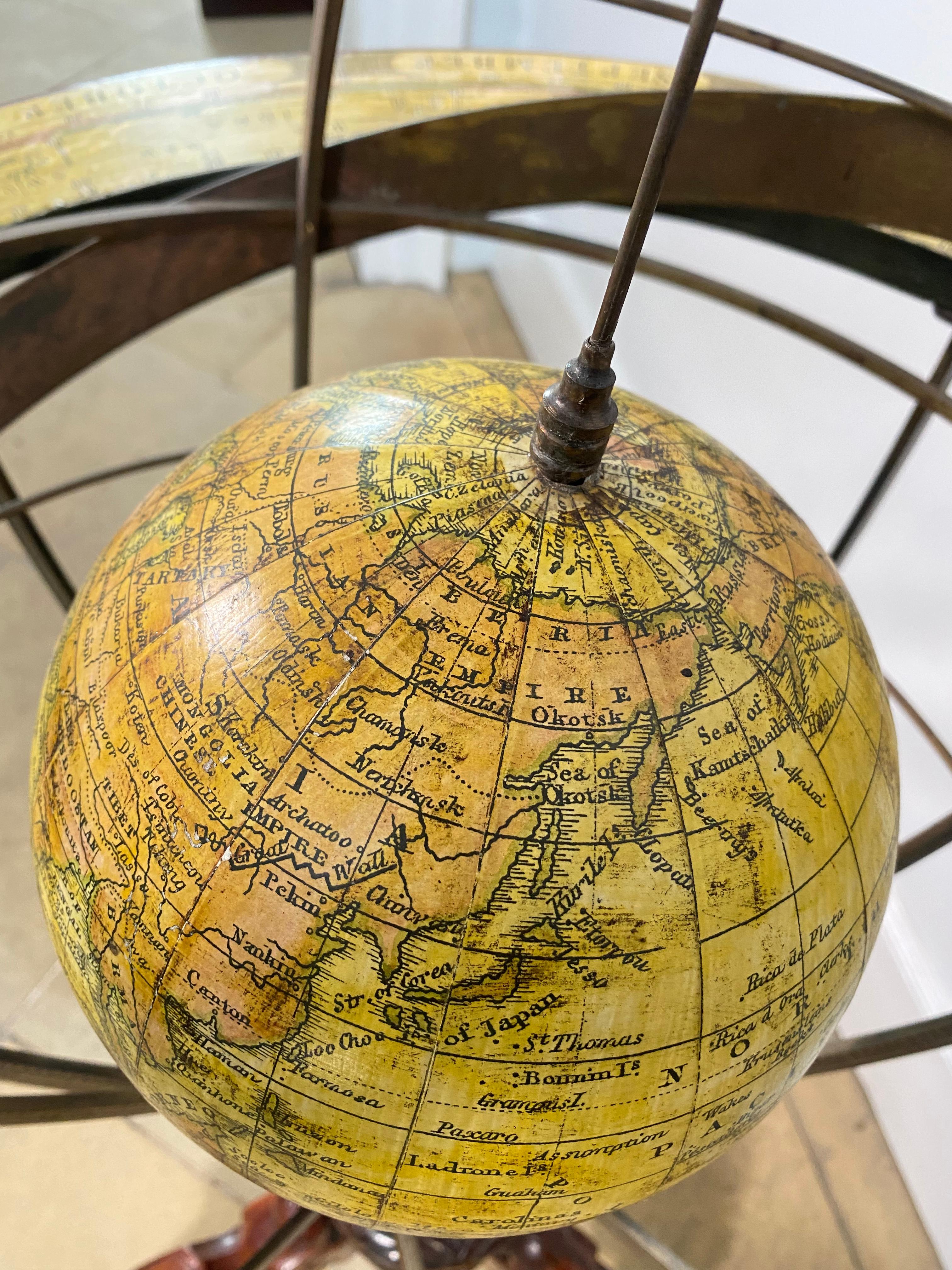 Large Victorian Armillary Globe, circa 1890 7