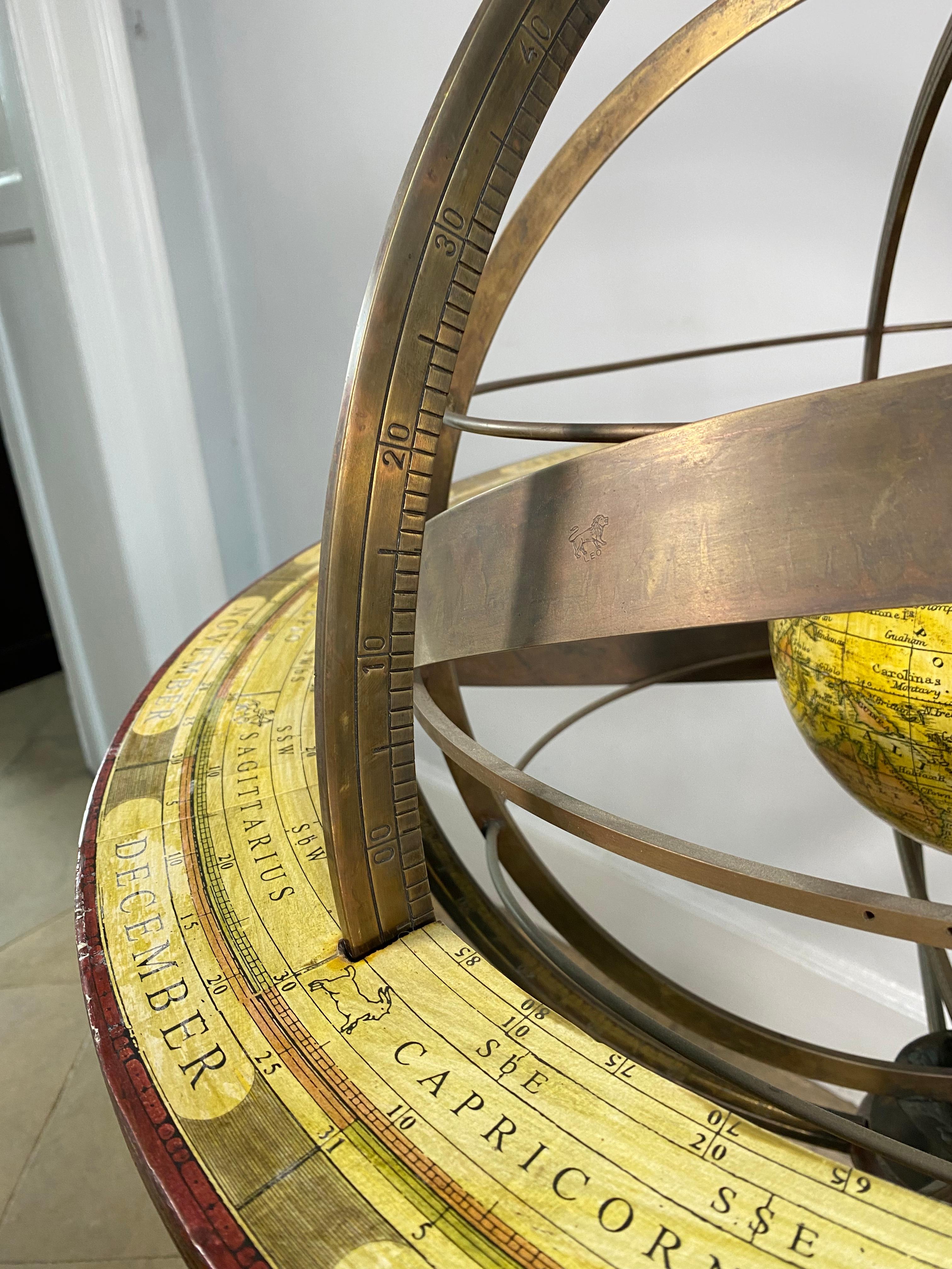 Large Victorian Armillary Globe, circa 1890 In Good Condition In London, GB