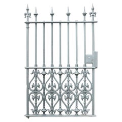 Antique Large Victorian Cast Iron Pedestrian Gate