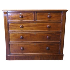 A Large Victorian Mahogany Chest of Drawers