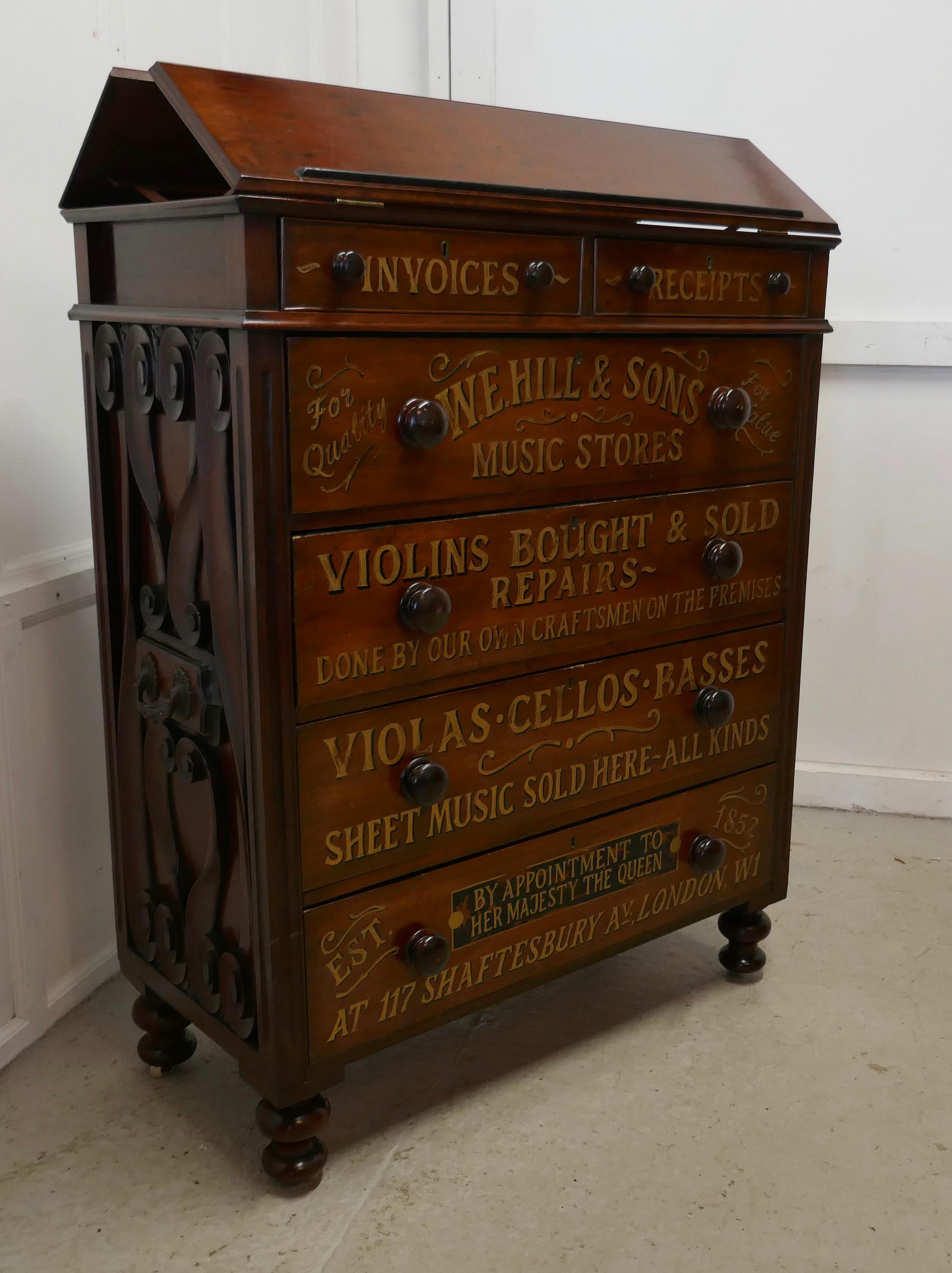 antique sheet music cabinet value