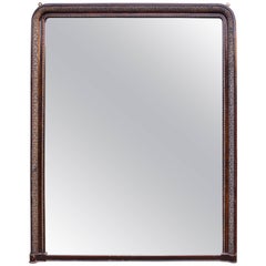 A Large Victorian Painted Overmantel Mirror