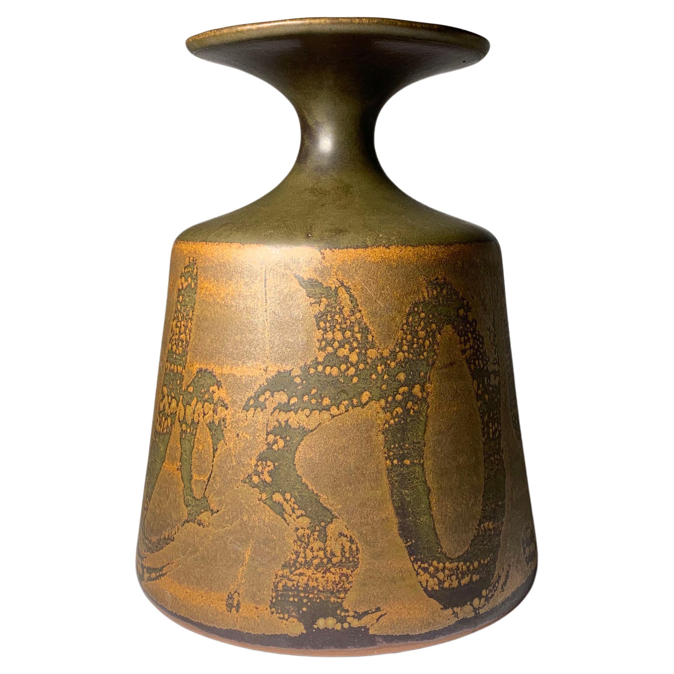 Große Vintage-Keramikvase von Robert Maxwell für Design West of California