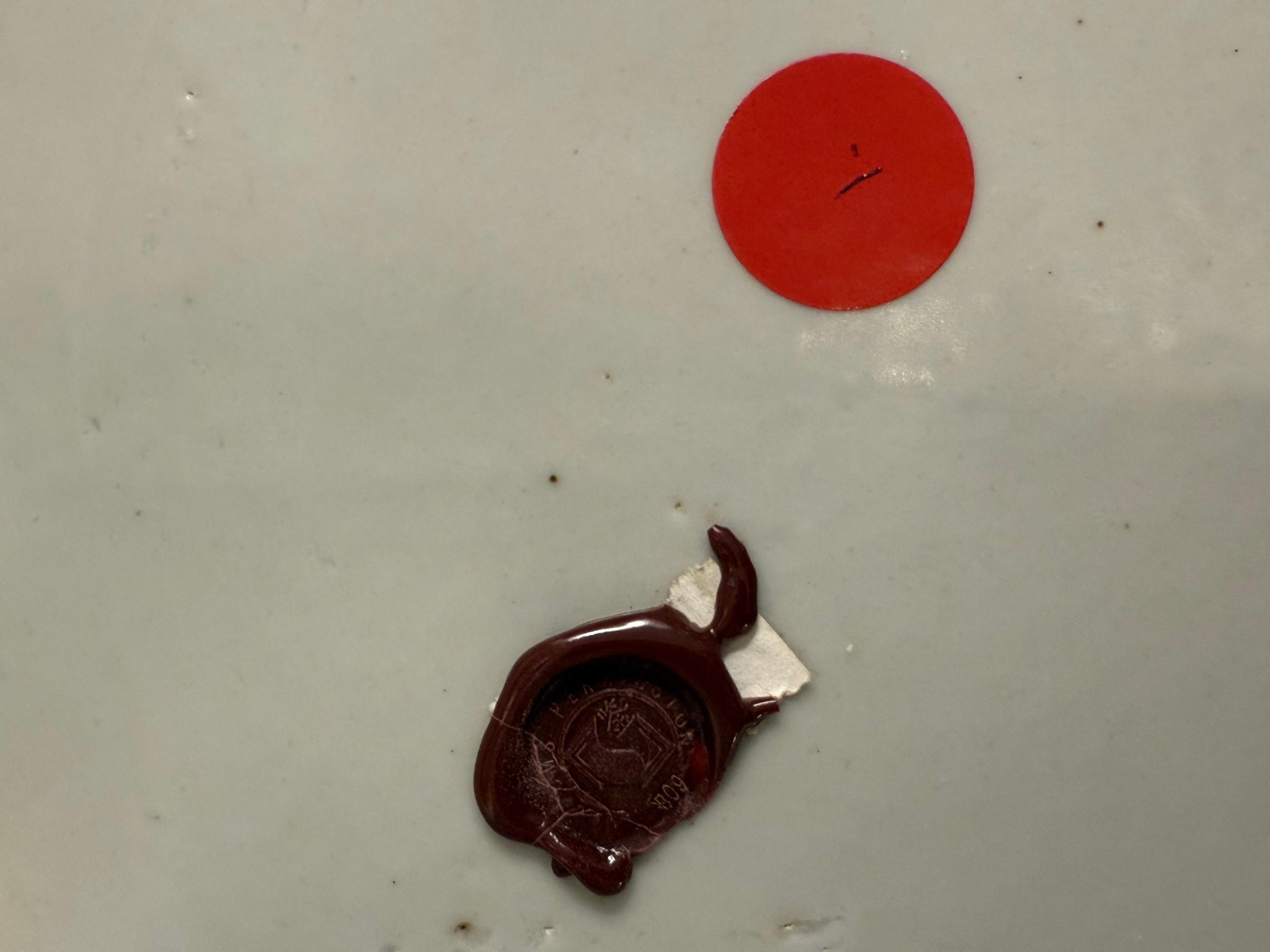 XX secolo Una grande ciotola cinese Blanc De Chine d'epoca, 20° secolo in vendita