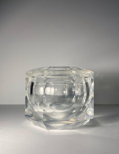 Gran Cubitera Vintage Lucite Gem de Allesandro Albrizzi