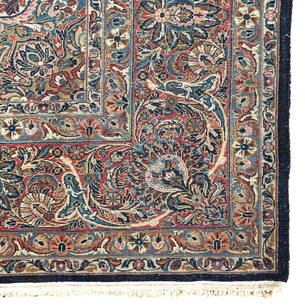 Grand tapis persan Sarouk vintage en vente 4