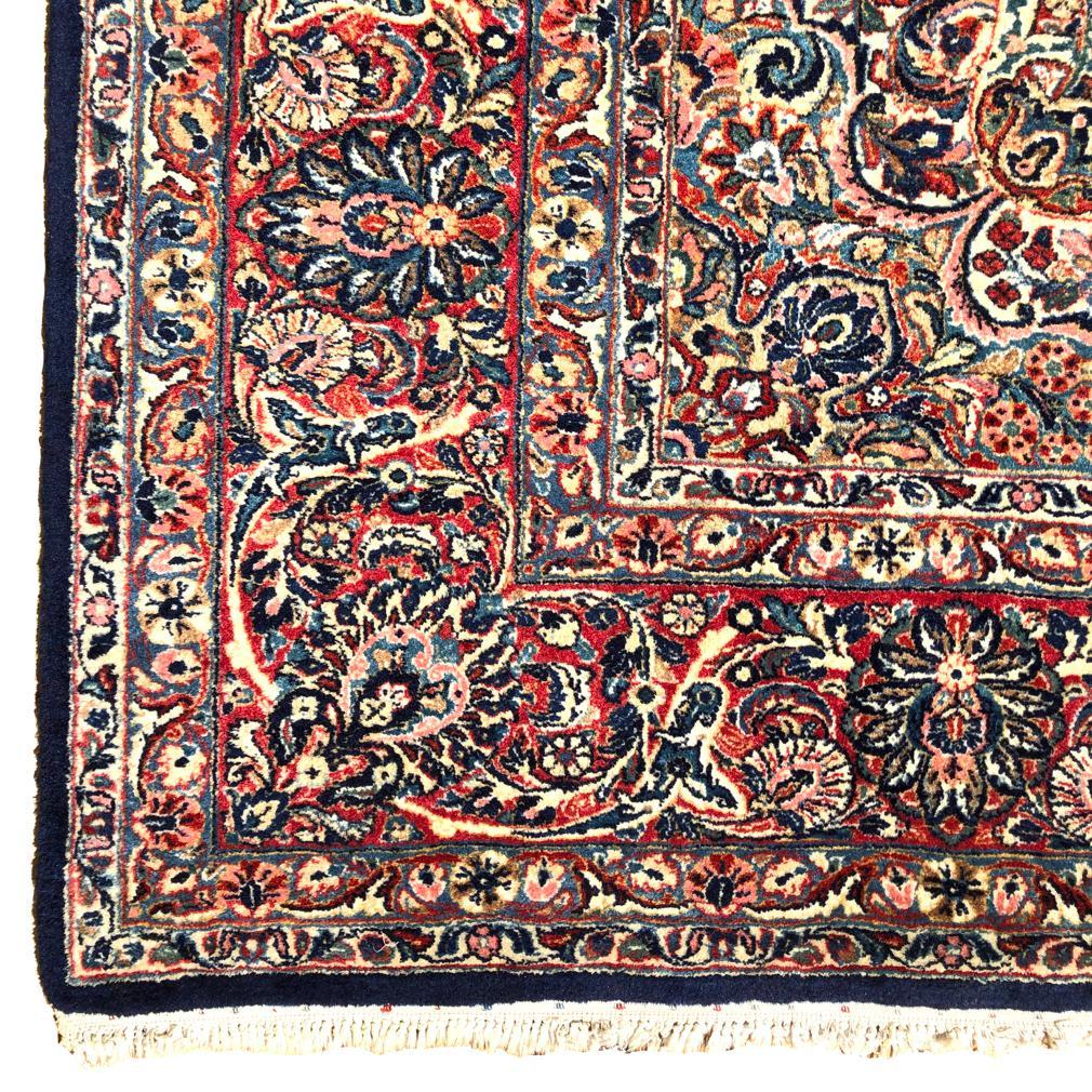 Tissage Grand tapis persan Sarouk vintage en vente
