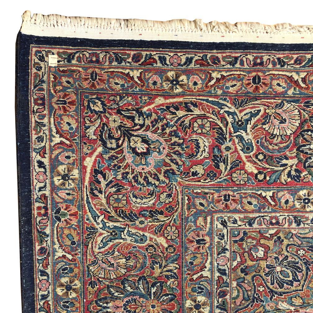 Grand tapis persan Sarouk vintage en vente 1