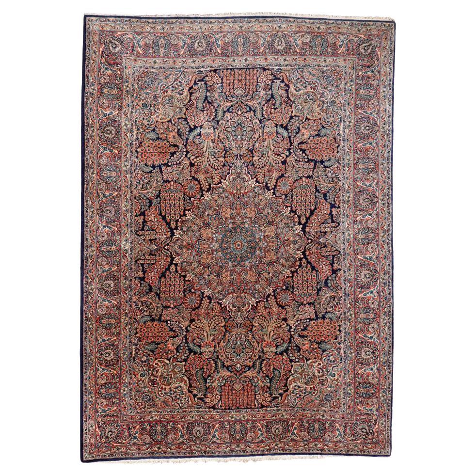 Grand tapis persan Sarouk vintage