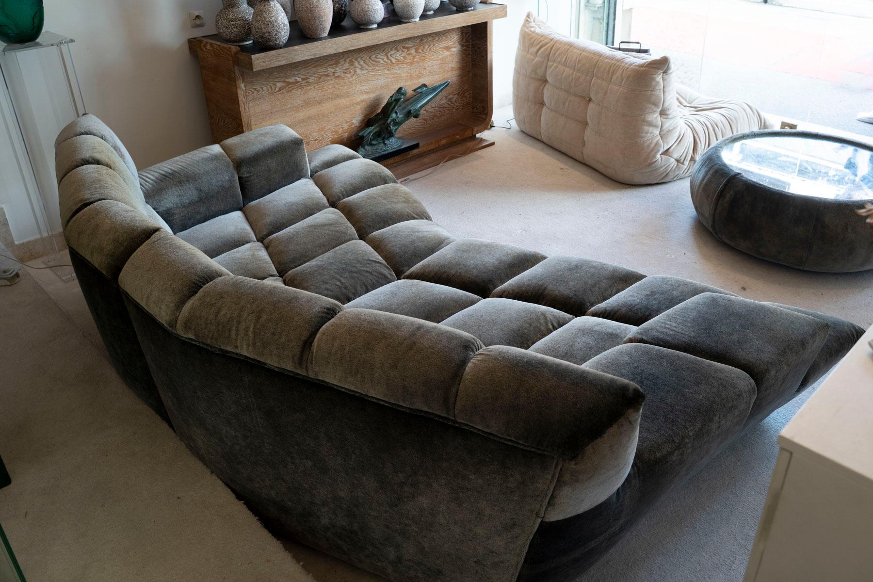 Late 20th Century A Large Vintage Sofa and Matching Coffee table 