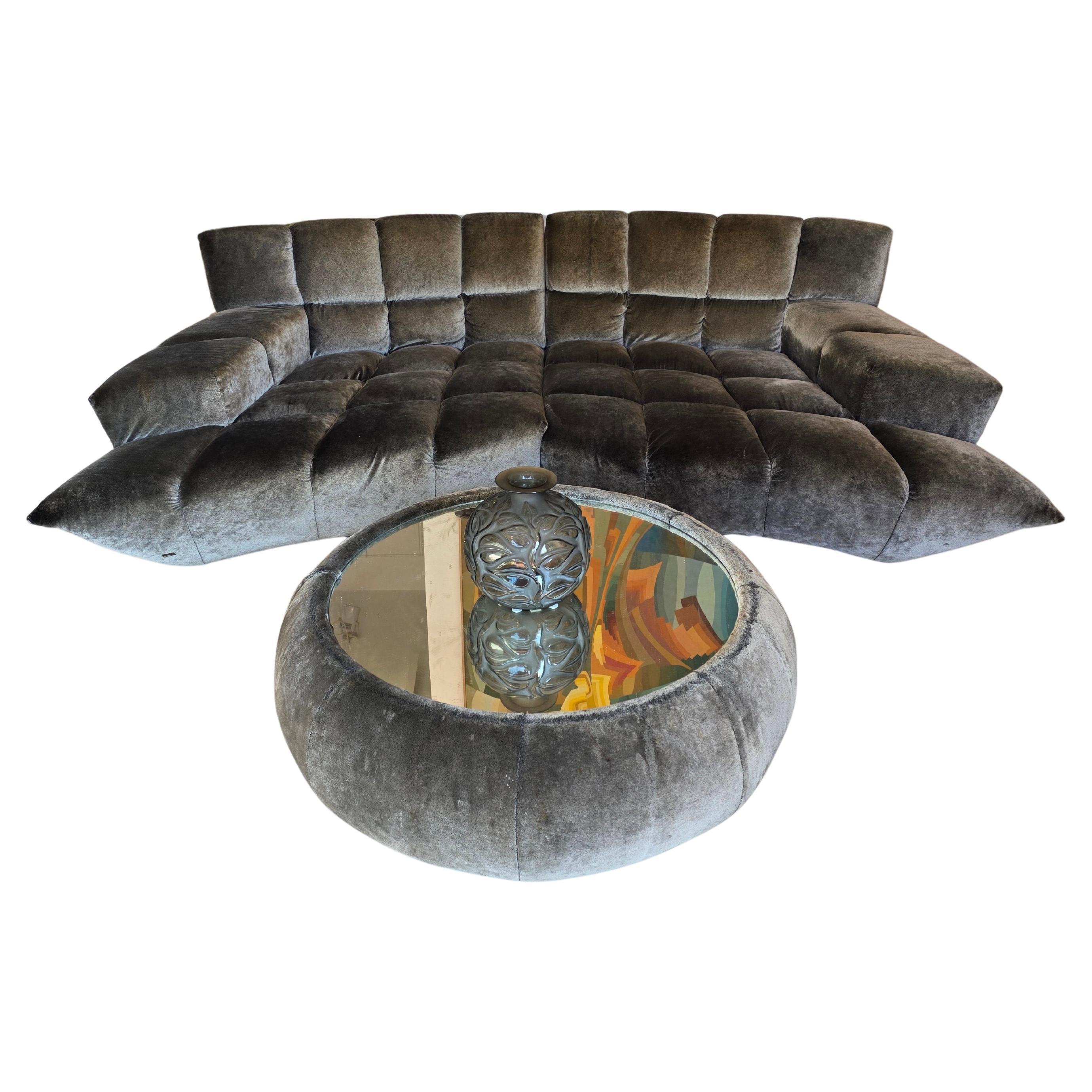 A Large Vintage Sofa and Matching Coffee table "Cloud 7" Bretz Edition For Sale