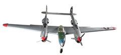 Large Vintage WWII Lockeed "P38 Lightning" Fighter Plane