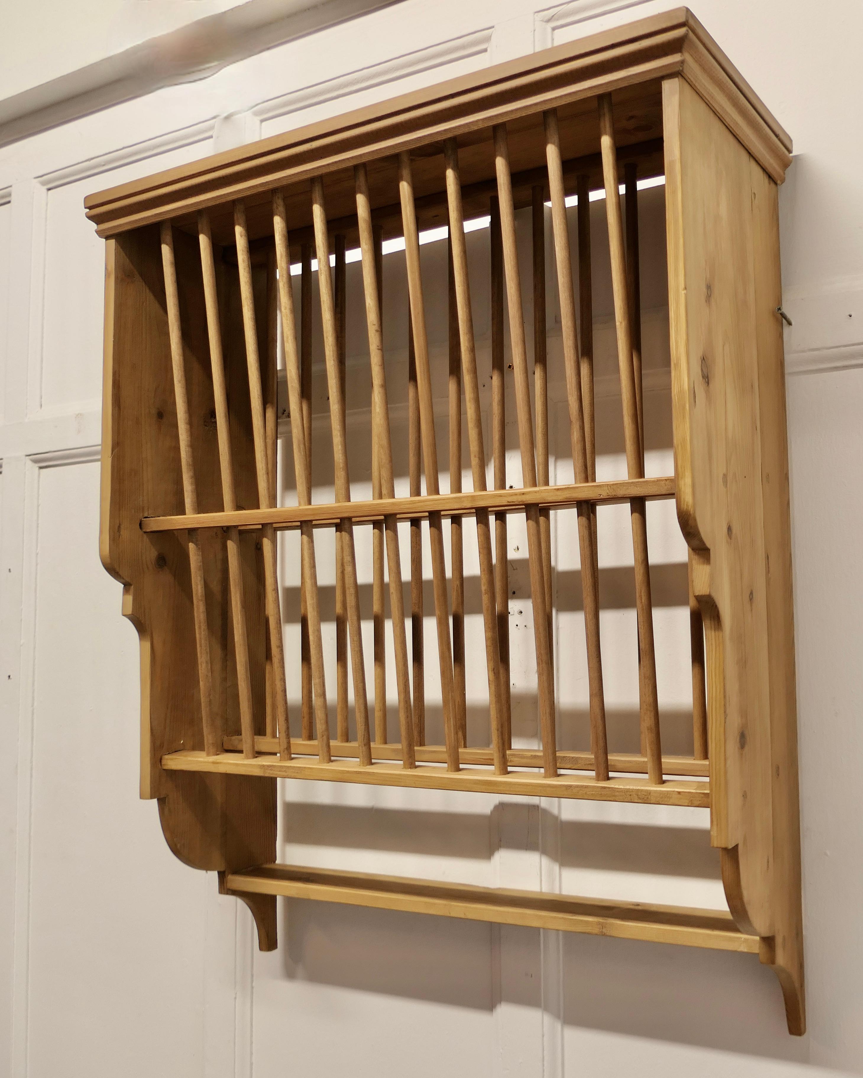 wood plate rack for wall