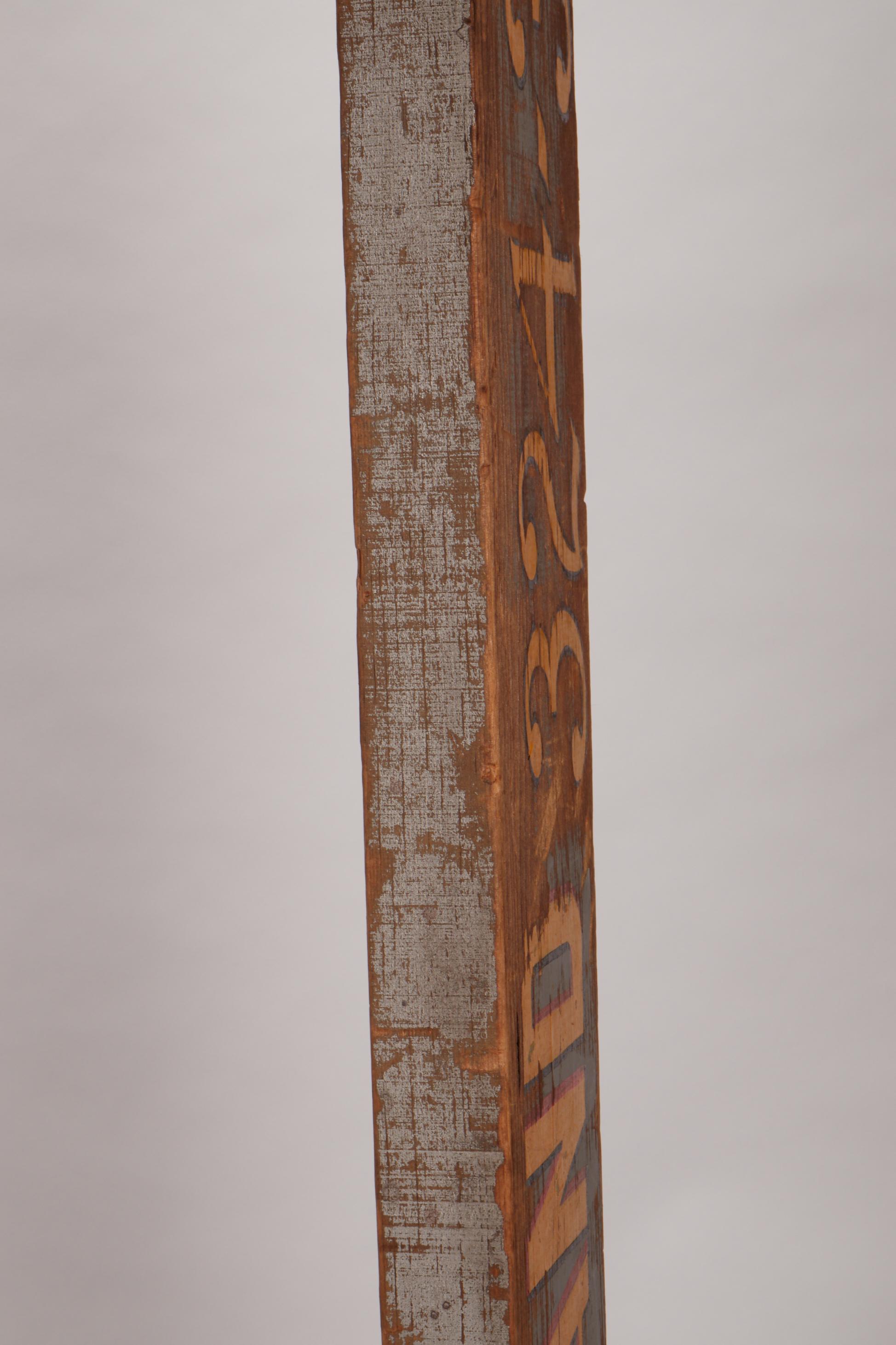 A large wooden wrench, a trade sign of mwchanic’s shop, United States early 30’s im Angebot 2
