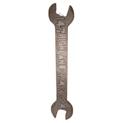 A large wooden wrench, a trade sign of mwchanic’s shop, United States early 30’s