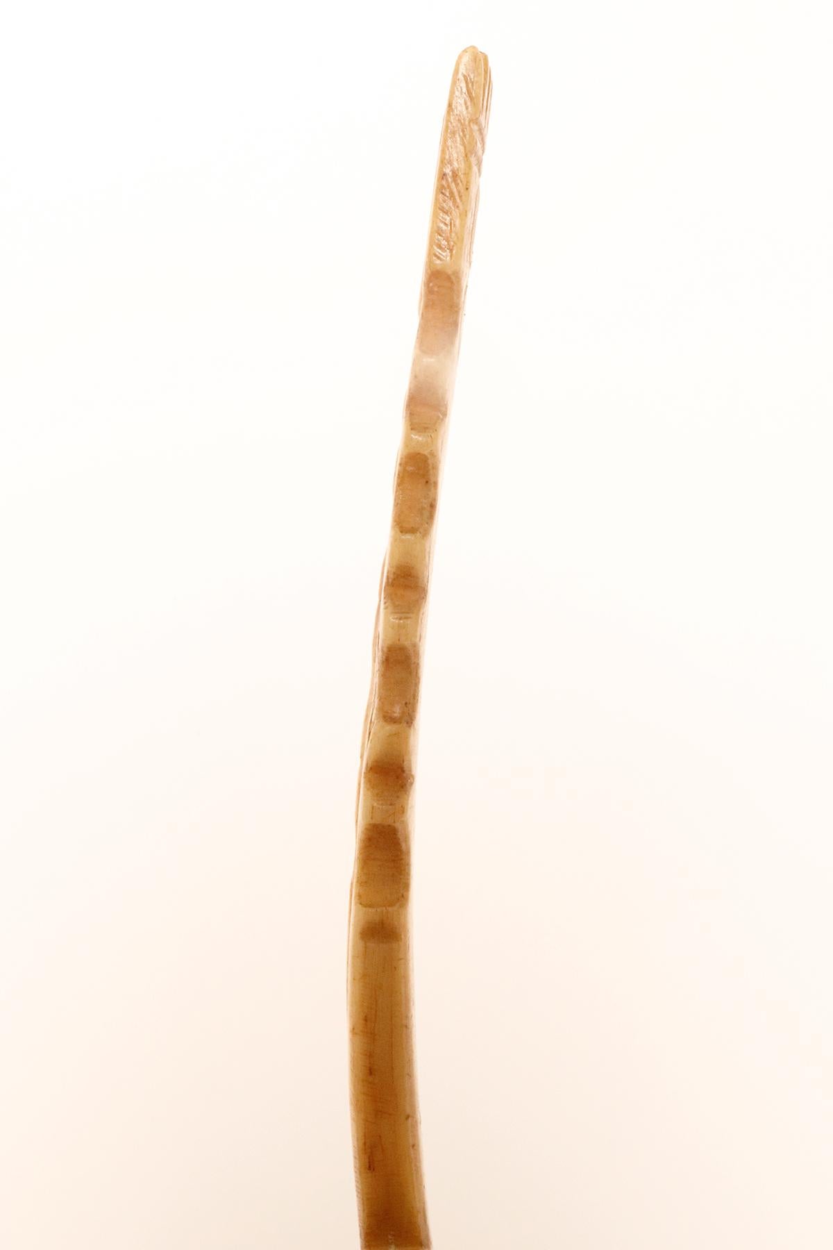 Bone A larkspur, also known as a pastry cutter, made of bone, Italy 18th century. For Sale