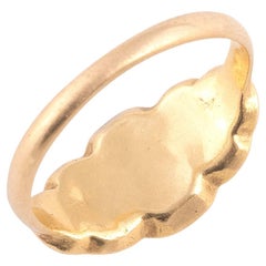 A Late 16th Century Renaissance Ring In Solid 22k Yellow Gold
