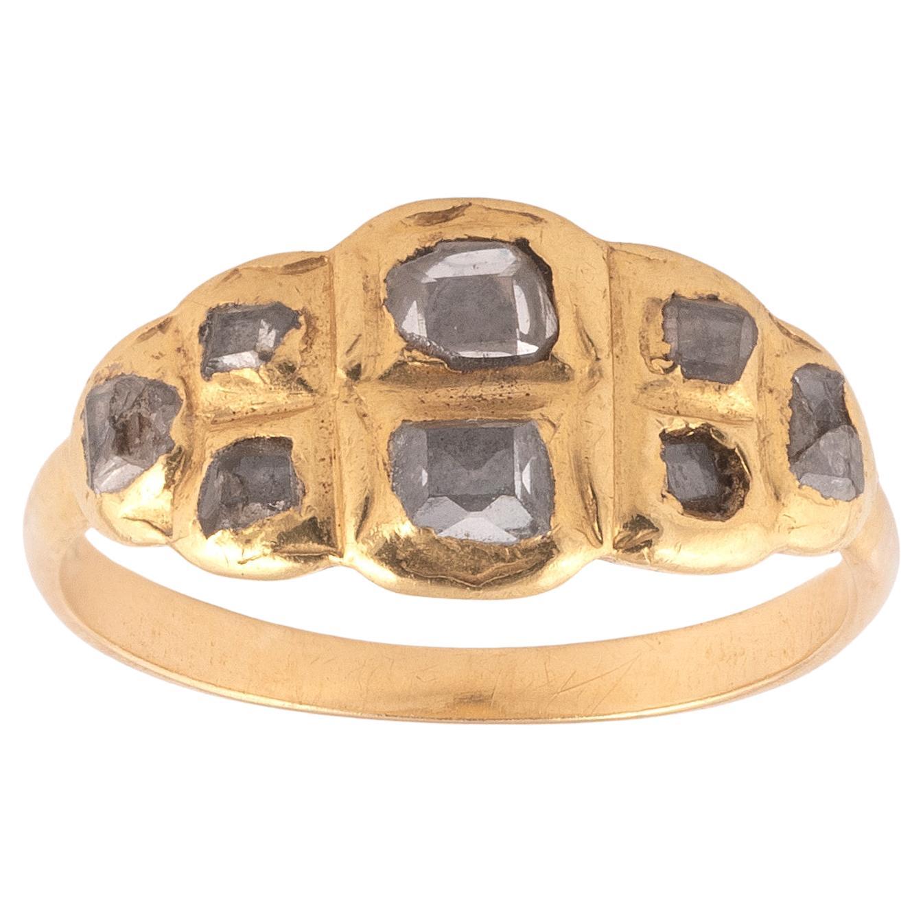 Women's or Men's A Late 16th Century Renaissance Ring In Solid 22k Yellow Gold