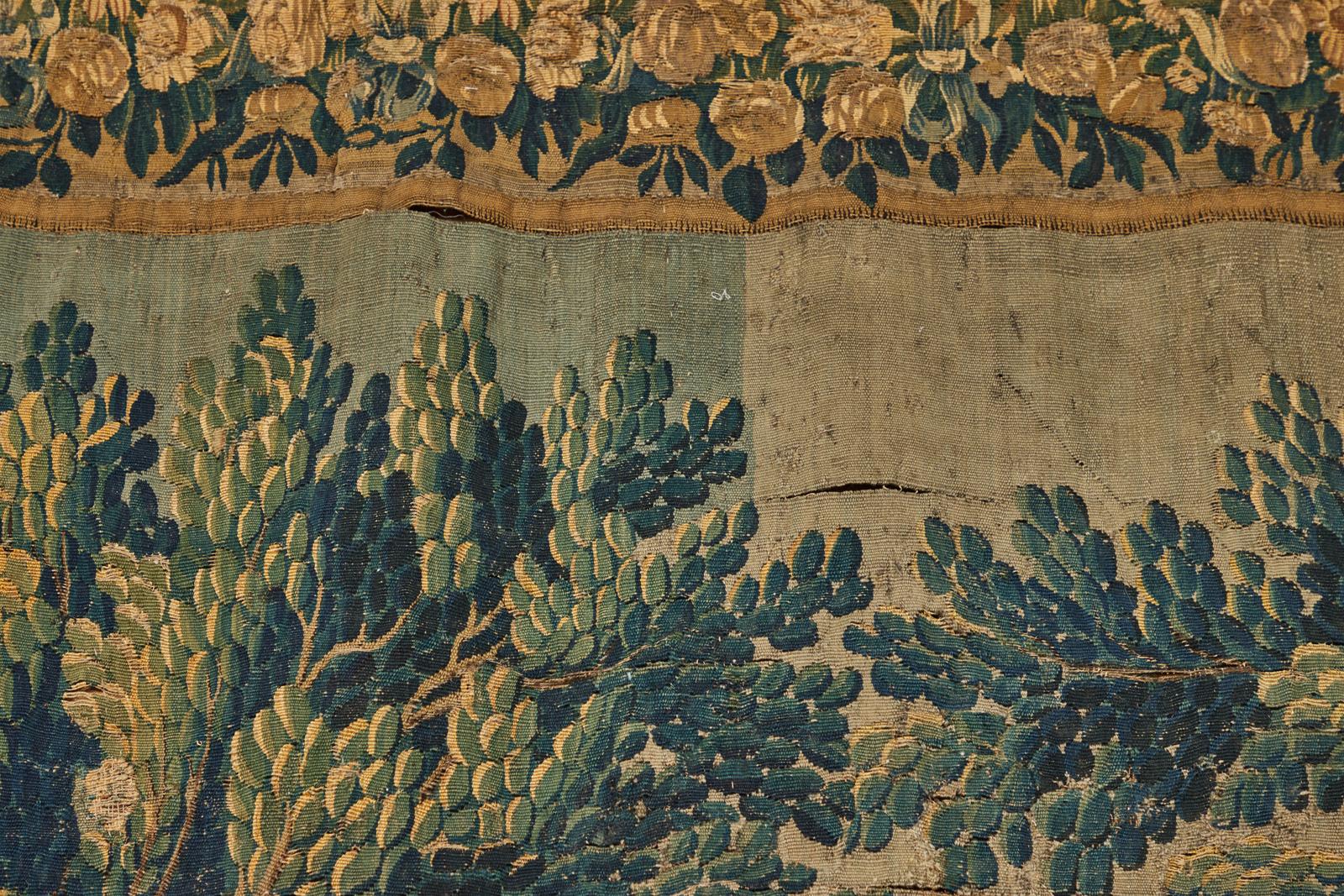 A Late 17th Century Flemish Verdure Tapestry 1