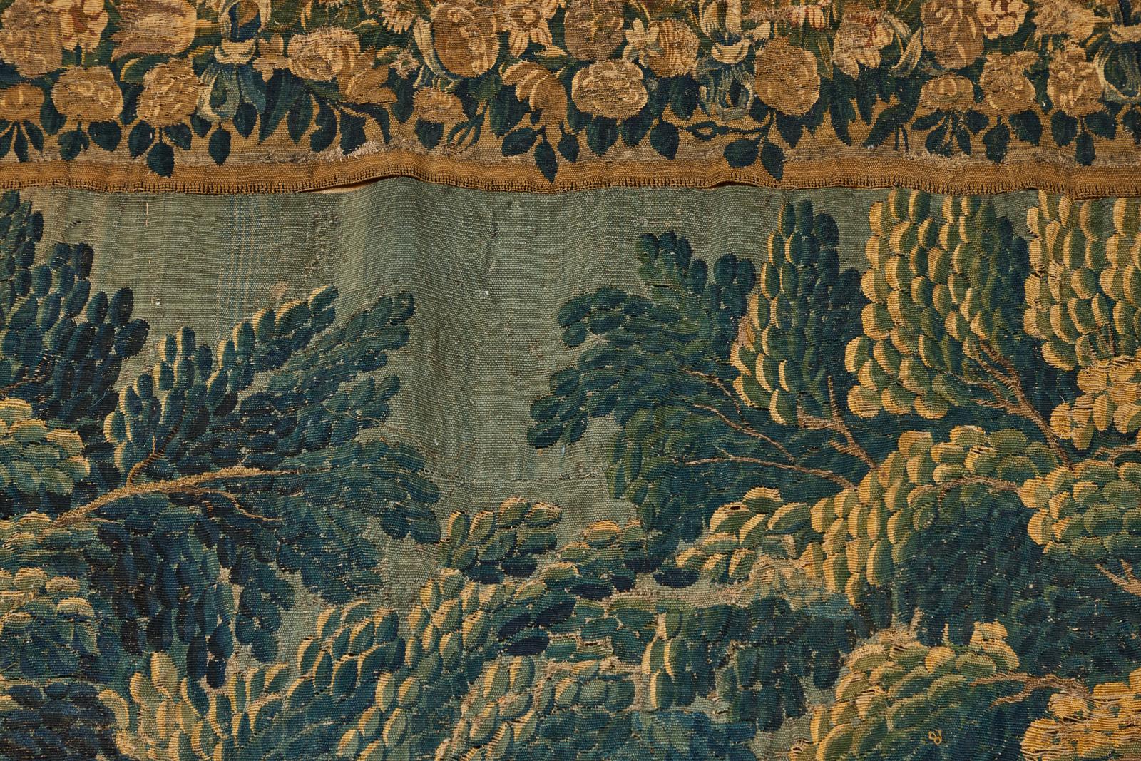 A Late 17th Century Flemish Verdure Tapestry 2