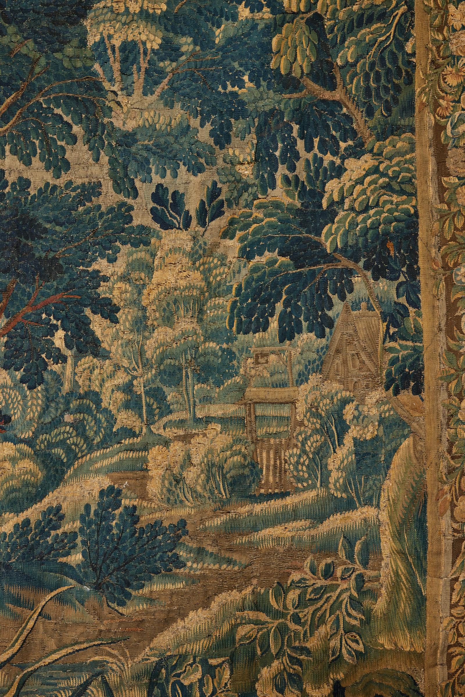 A Late 17th Century Flemish Verdure Tapestry 3