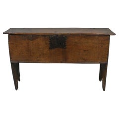 Antique A late 17th Century Six Board Sword Chest in Original Condition c. 1690