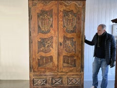 A Late 17th Century Spanish Armoire Bearing the Torres Family Coat of Arms