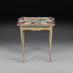 A Late 18th Century French Needlework Top Occasional Table